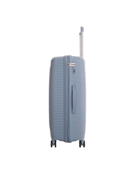 LOT DE 4 BAGAGES EN SILICONE BLEU 